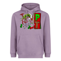 Lavender Christmas Character Nurse Heavyweight Hoodie - NancyCooperArtShop