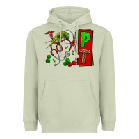 Matcha Christmas Character Nurse Heavyweight Hoodie - NancyCooperArtShop