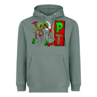 Sage Christmas Character Nurse Heavyweight Hoodie - NancyCooperArtShop