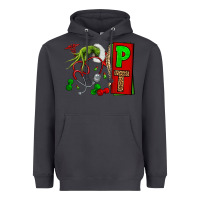 Smoke Christmas Character Nurse Heavyweight Hoodie - NancyCooperArtShop