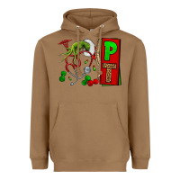 Toasted Coconut Christmas Character Nurse Heavyweight Hoodie - NancyCooperArtShop