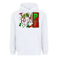 White Christmas Character Nurse Heavyweight Hoodie - NancyCooperArtShop