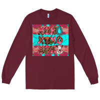 Burgundy xoxo calf heifer Long Sleeve Tee - JahusDesignShop