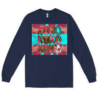 Navy xoxo calf heifer Long Sleeve Tee - JahusDesignShop