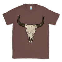 Chestnut cow skul Classic Tee - MaliasSmallBusiness