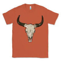 Copper cow skul Classic Tee - MaliasSmallBusiness