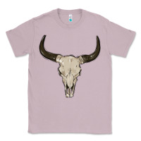 Lilac cow skul Classic Tee - MaliasSmallBusiness
