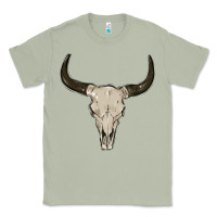 Matcha cow skul Classic Tee - MaliasSmallBusiness