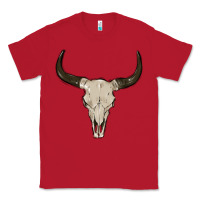 Red cow skul Classic Tee - MaliasSmallBusiness