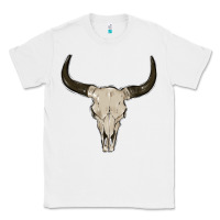 White cow skul Classic Tee - MaliasSmallBusiness