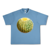 Pebble Blue golden barrel cactus Urban Heavy Tee - LillyAllenDesigns