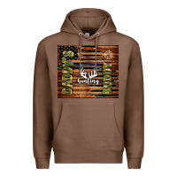 Chestnut daddy's hunting buddy Premium Hoodie - TumblerDesignByShophia