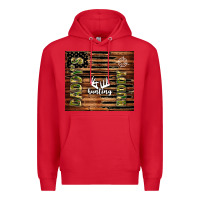 Red daddy's hunting buddy Premium Hoodie - TumblerDesignByShophia