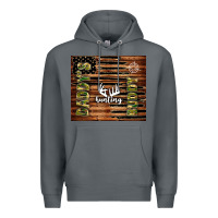Rock daddy's hunting buddy Premium Hoodie - TumblerDesignByShophia