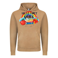 Vintage Camel back to school hello first grade 3200x2400 Vintage Hoodie - AdoDesignShop