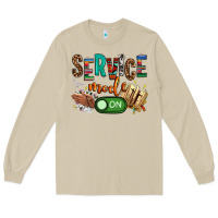 Mushroom service mode on woman version Long Sleeve Tee - NancyCooperArtShop