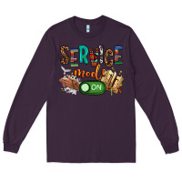 Plum service mode on woman version Long Sleeve Tee - NancyCooperArtShop