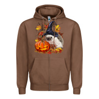 Chestnut Halloween Hedgehog Zipper Hoodie - LillyAllenDesigns
