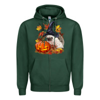 Sports Green Halloween Hedgehog Zipper Hoodie - LillyAllenDesigns