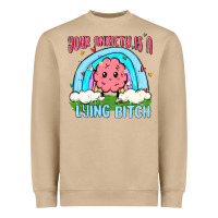 Mushroom your anxiety is a lying bitch Heavyweight Sweatshirt - MaliasSmallBusiness