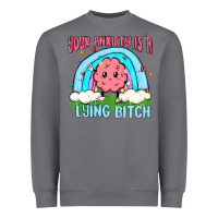 Storm your anxiety is a lying bitch Heavyweight Sweatshirt - MaliasSmallBusiness