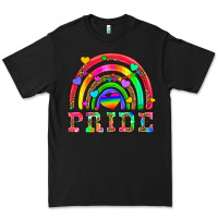 Black lgbtq pride and rainbow Premium Tee - HRA Design Shop