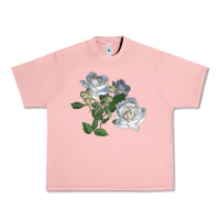 Salmon white dawn rose Urban Heavy Tee - LillyAllenDesigns