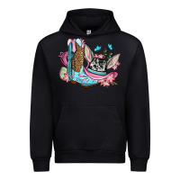 Black Easter cowboy boots hat Urban Hoodie - OliviaCreatesArt