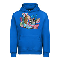 Cobalt Easter cowboy boots hat Urban Hoodie - OliviaCreatesArt