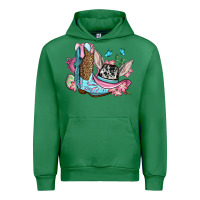 Emerald Easter cowboy boots hat Urban Hoodie - OliviaCreatesArt