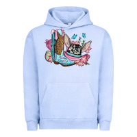 Pigment Grape Ice Easter cowboy boots hat Urban Hoodie - OliviaCreatesArt