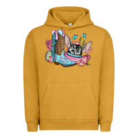 Pigment Peanut Butter Easter cowboy boots hat Urban Hoodie - OliviaCreatesArt