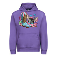 Tulip Easter cowboy boots hat Urban Hoodie - OliviaCreatesArt