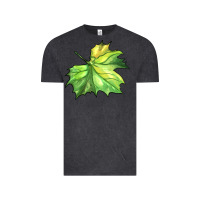 Vintage Black green leaf Vintage Tee - BarkalooDesign
