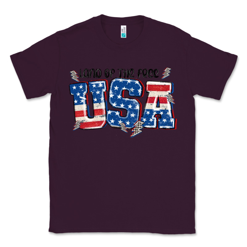 Land Of The Free Usa Classic Tee by MaliasSmallBusiness | Teevron