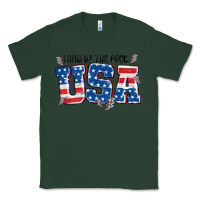 Sports Green land of the free usa Classic Tee - MaliasSmallBusiness