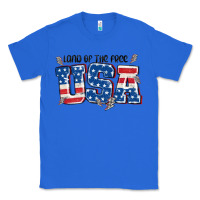 True Royal land of the free usa Classic Tee - MaliasSmallBusiness