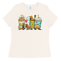 Bone school bus coffee cups Ladies Tee - Zillion Design Studio