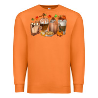 Carrot Pumpkin Spice Coffee Cups Premium Sweatshirt - texasbilliewilder