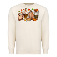 Sandshell Pumpkin Spice Coffee Cups Premium Sweatshirt - texasbilliewilder