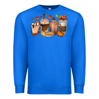 True Royal Pumpkin Spice Coffee Cups Premium Sweatshirt - texasbilliewilder