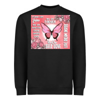 Black self love Heavyweight Sweatshirt - MaliasSmallBusiness