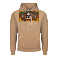 Vintage Coffee western heifer mom with sunflowers and turquoise license plate Vintage Hoodie - Artiststas