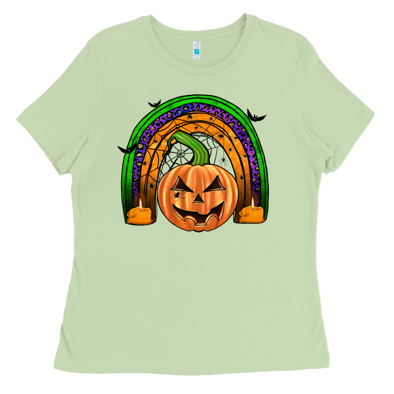 Halloween Rainbow Ladies Tee by JahusDesignShop | Teevron