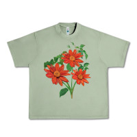 Oil Green tithonia fiesta del sol sunflower Urban Heavy Tee - LillyAllenDesigns