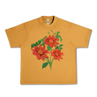 Tithonia Fiesta Del Sol Sunflower Urban Heavy Tee | Teevron