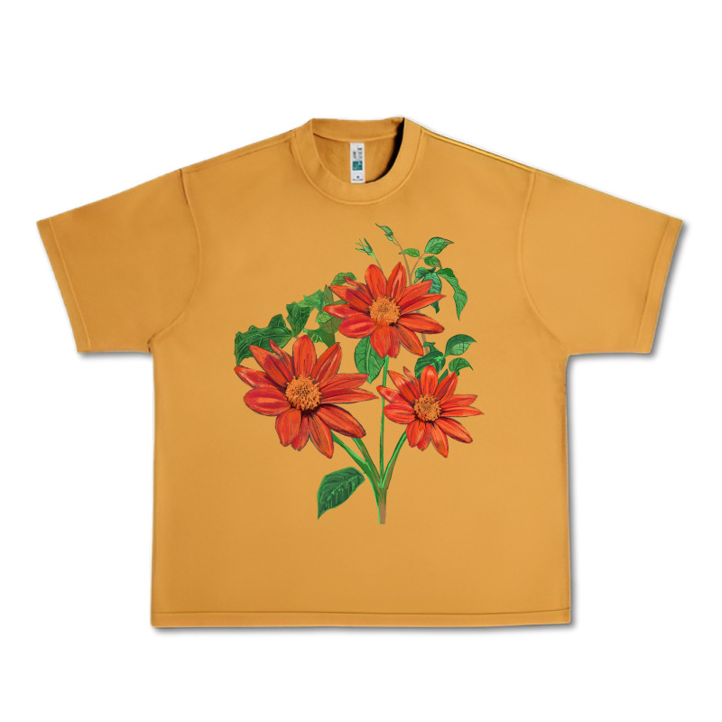 Tithonia Fiesta Del Sol Sunflower Urban Heavy Tee by LillyAllenDesigns | Teevron
