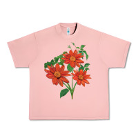 Salmon tithonia fiesta del sol sunflower Urban Heavy Tee - LillyAllenDesigns