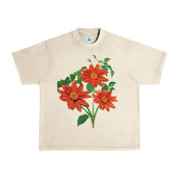 Sandshell tithonia fiesta del sol sunflower Urban Heavy Tee - LillyAllenDesigns
