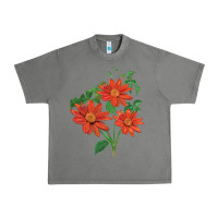 Tornado tithonia fiesta del sol sunflower Urban Heavy Tee - LillyAllenDesigns